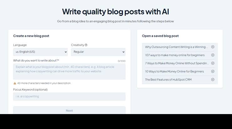 Copymatic AI Content Generation Workflow